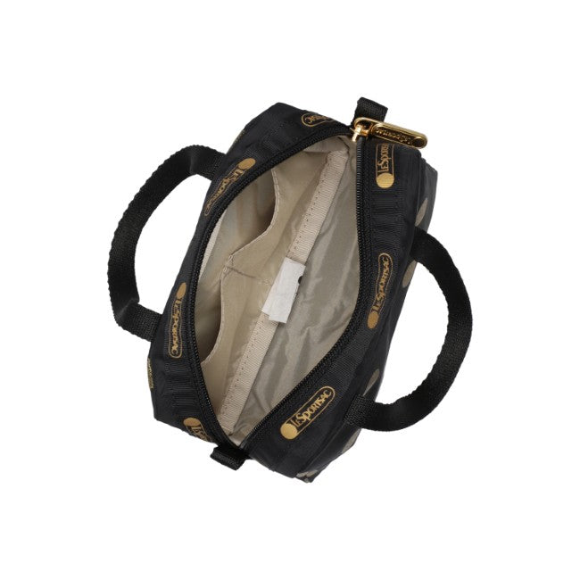 LeSportsac Unisex Micro Bag In Gold Glitter Dots