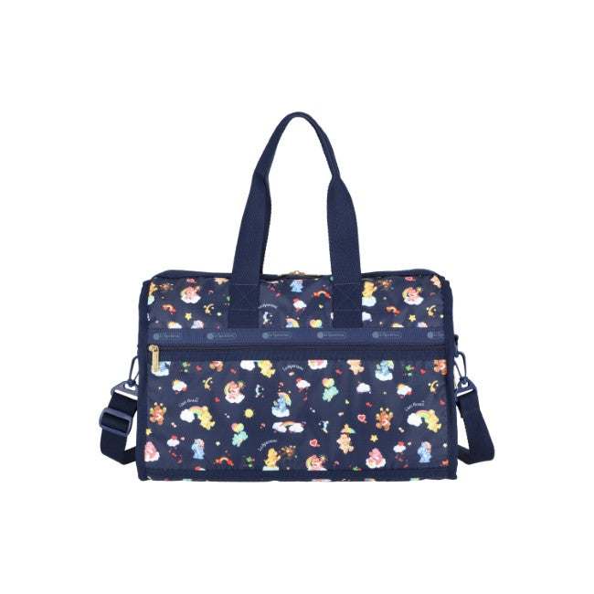 LeSportsac Unisex Deluxe Med Weekender In Care Bears Dreams Navy