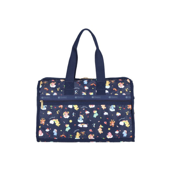 LeSportsac Unisex Deluxe Med Weekender In Care Bears Dreams Navy