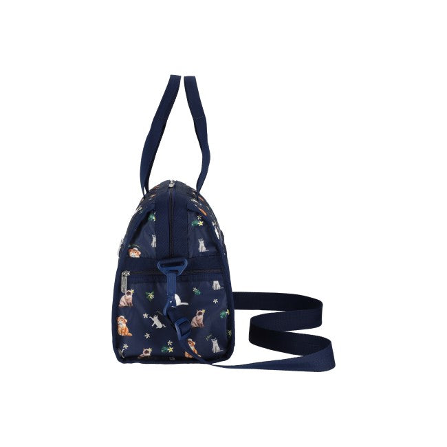 LeSportsac Unisex Bags Deluxe Med Weekender In Tropical Meow Cat