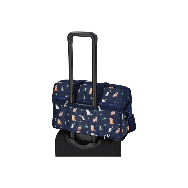 LeSportsac Unisex Bags Deluxe Med Weekender In Tropical Meow Cat