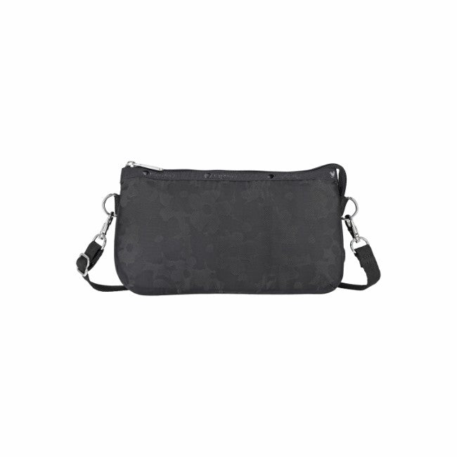 LeSportsac Unisex Med Koko Crossbody In Black Floral Jacquard