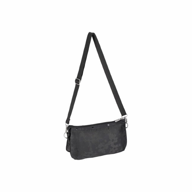 LeSportsac Unisex Med Koko Crossbody In Black Floral Jacquard