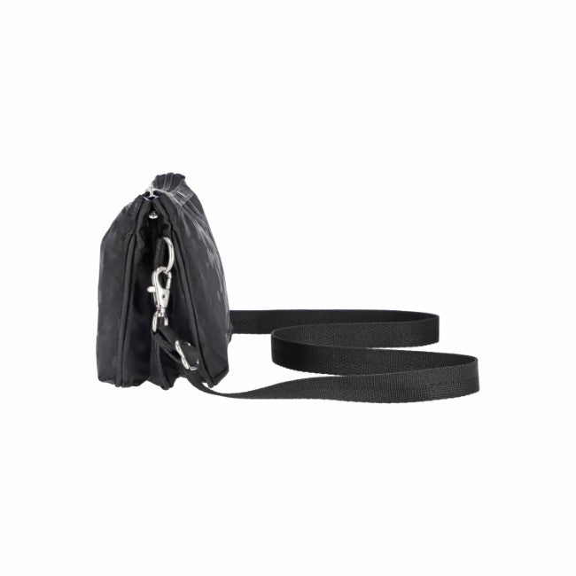 LeSportsac Unisex Med Koko Crossbody In Black Floral Jacquard