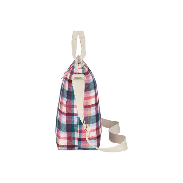 Deluxe Easy Carry Tote In Pink Plaid