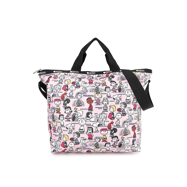 LeSportsac Tas Unisex Tote bag Deluxe Easy Carry Tote In Peanuts Gang Pink