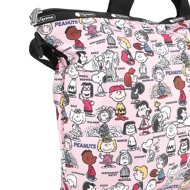LeSportsac Tas Unisex Tote bag Deluxe Easy Carry Tote In Peanuts Gang Pink