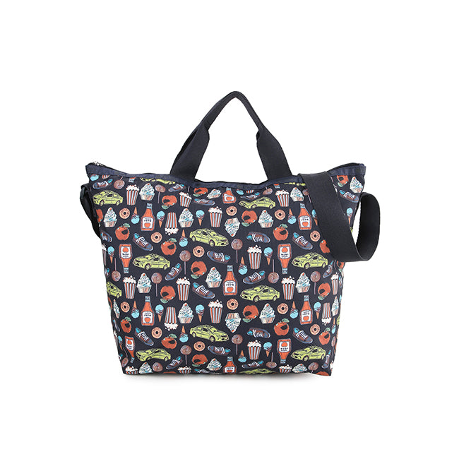 LeSportsac Tas Unisex Tote bag Deluxe Easy Carry Tote In New York Icons Navy