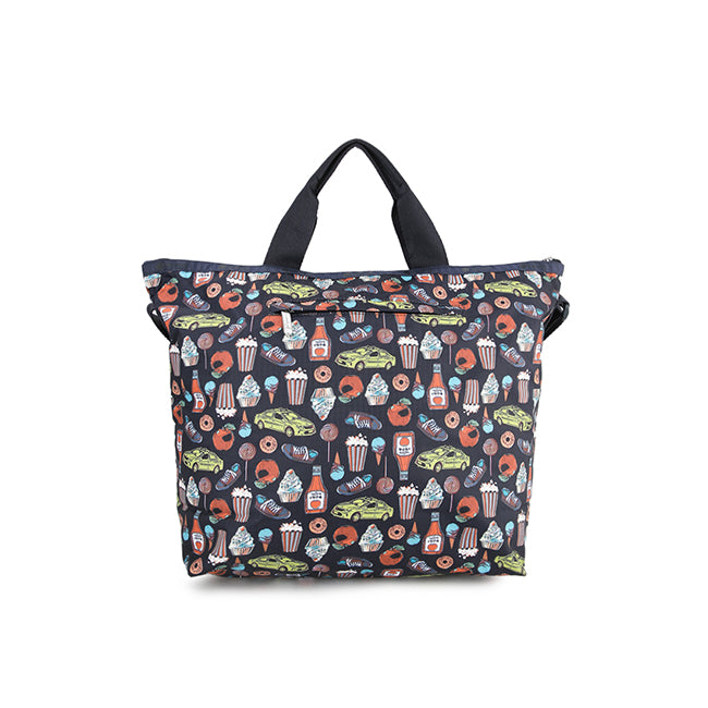 LeSportsac Tas Unisex Tote bag Deluxe Easy Carry Tote In New York Icons Navy