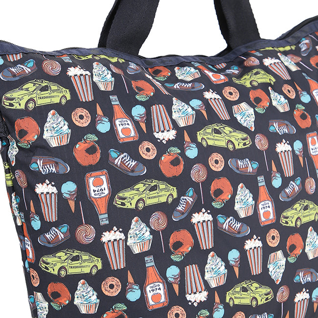 LeSportsac Tas Unisex Tote bag Deluxe Easy Carry Tote In New York Icons Navy