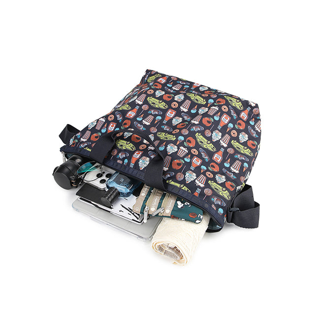 LeSportsac Tas Unisex Tote bag Deluxe Easy Carry Tote In New York Icons Navy