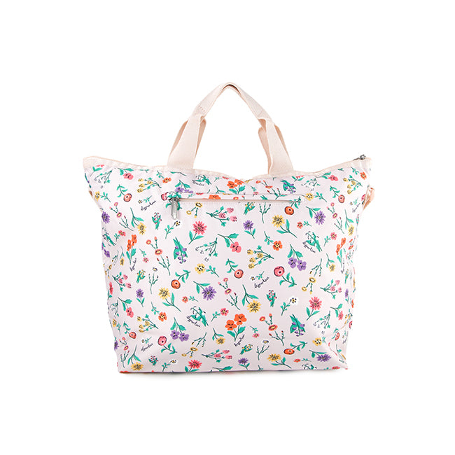 Deluxe Easy Carry Tote In Tossed Wildflowers