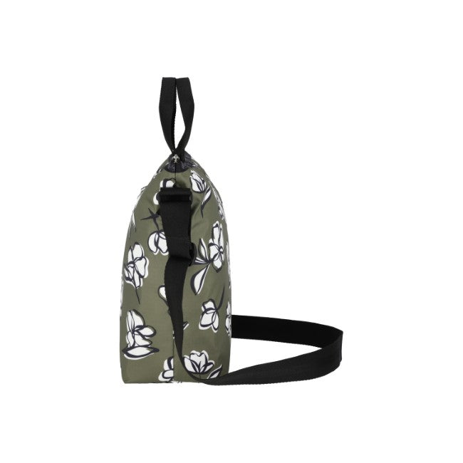 LeSportsac Unisex Deluxe Easy Carry Tote In Olive Floral Silhouette