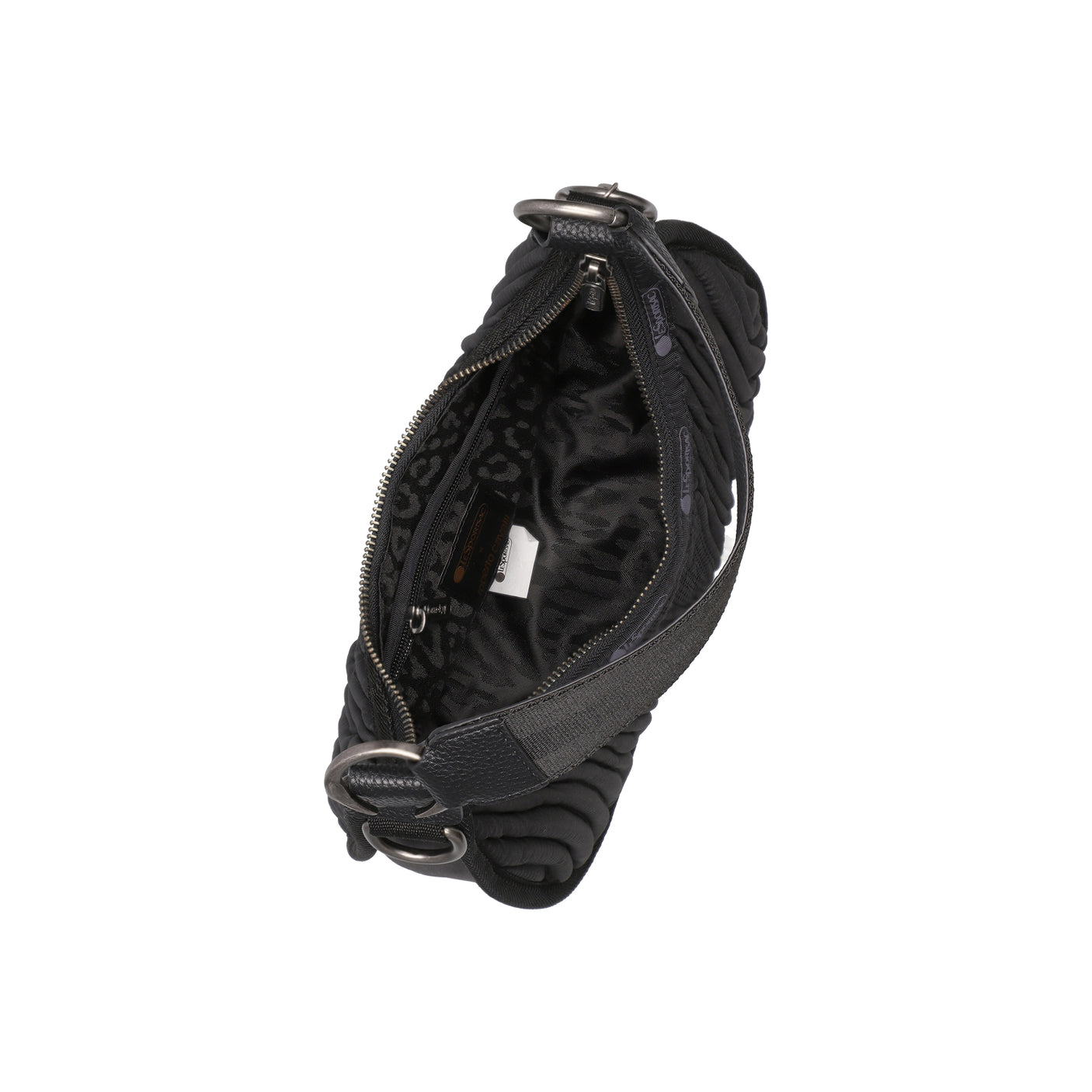 LeSportsac Tas Unisex Crossbody Bologna Matelasse Sm In Blk Matelasse Bologna Sm