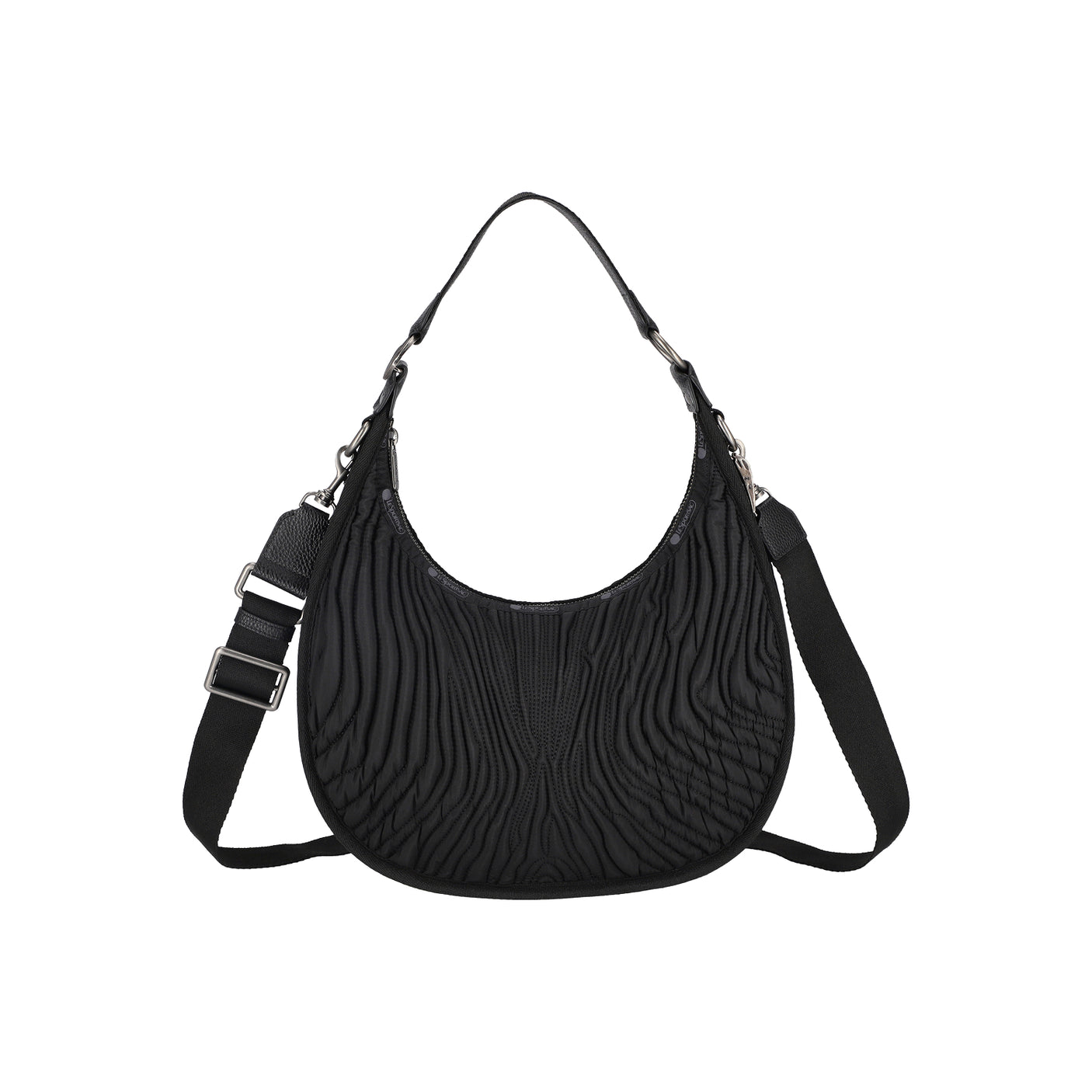 LeSportsac Tas Unisex Crossbody Bologna Matelasse Md In Blk Matelasse Bologna Md