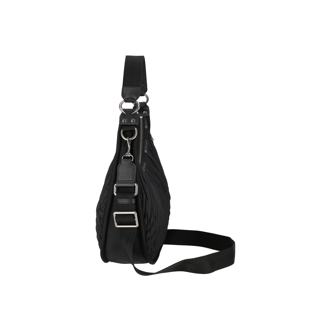 LeSportsac Tas Unisex Crossbody Bologna Matelasse Md In Blk Matelasse Bologna Md