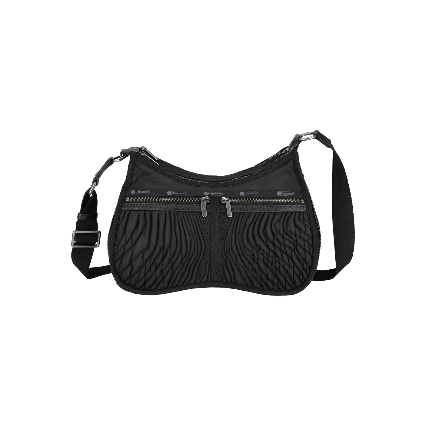 LeSportsac Tas Unisex Crossbody Torino Matelasse In Blk Matelasse Torino
