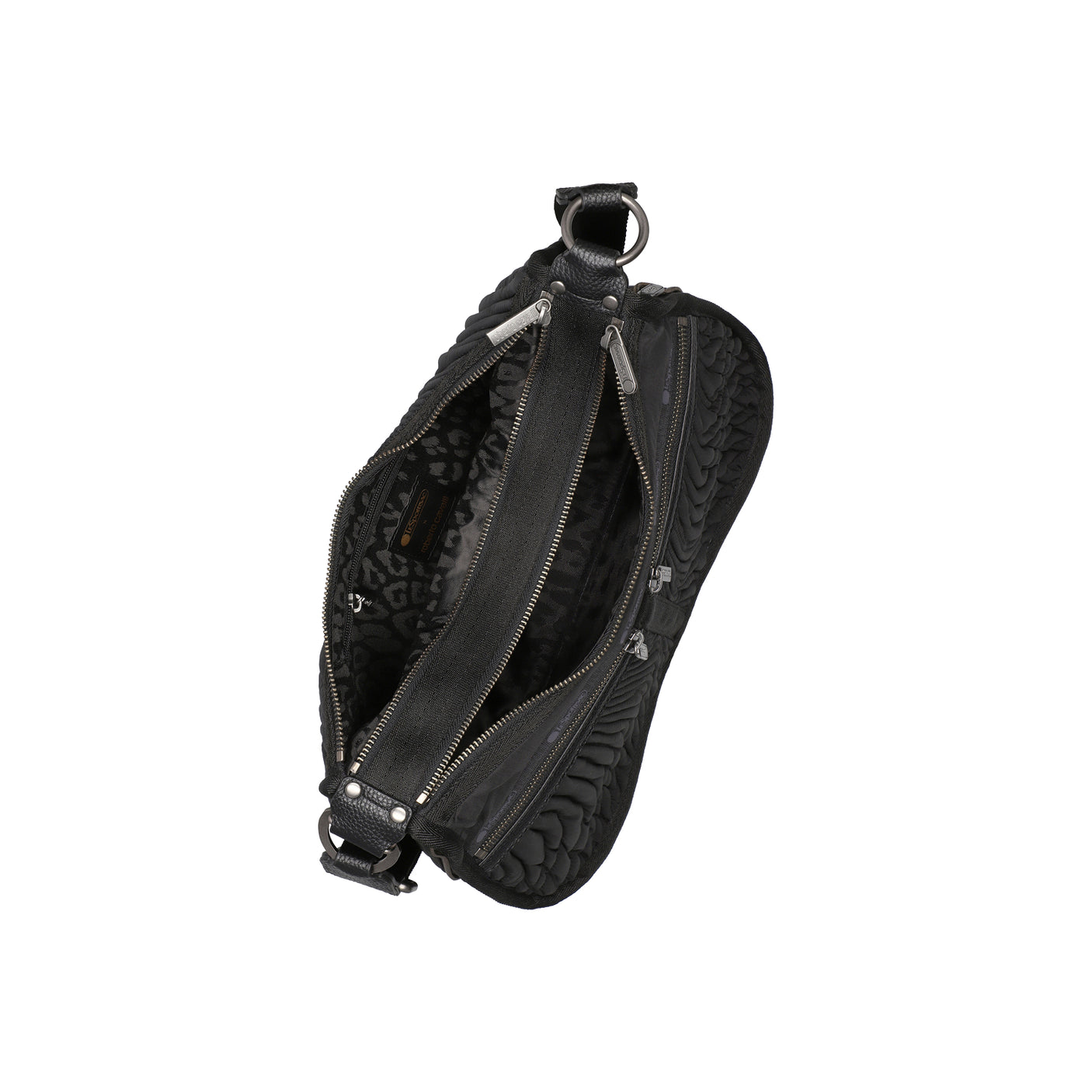 LeSportsac Tas Unisex Crossbody Torino Matelasse In Blk Matelasse Torino