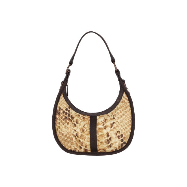 LeSportsac Unisex Sling Bag Bologna Small In Python Sand Bologna S