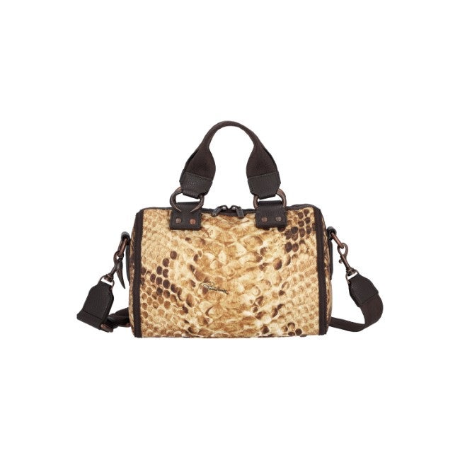 LeSportsac Unisex Sling Bag Toscana In Python Sand Toscana
