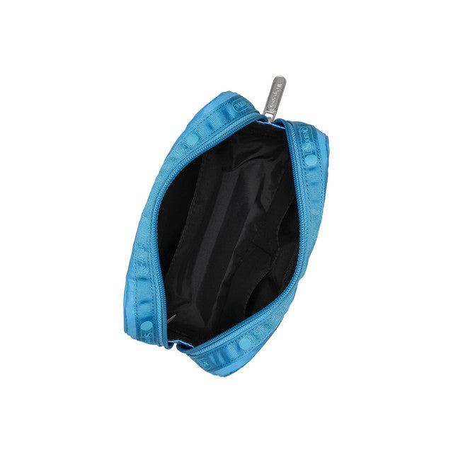 Rectangular Cosmetic In Vivid Blue Logo Cosm