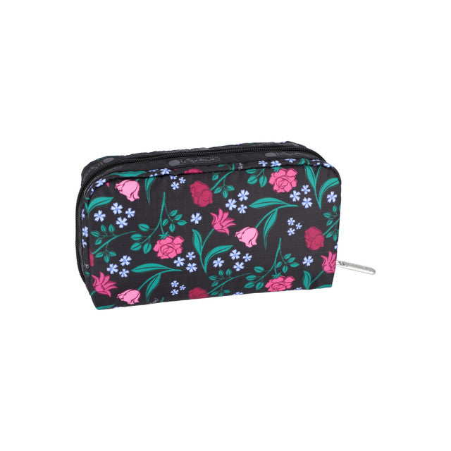 Rectangular Cosmetic In Tossed Rose