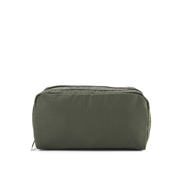 Rectangular Cosmetic In Dark Olive