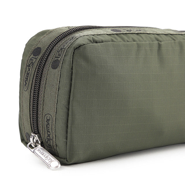 Rectangular Cosmetic In Dark Olive
