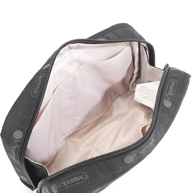 LeSportsac Aksesoris Unisex Rectangular Cosmetic In Black Quilt Studs