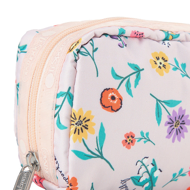 Rectangular Cosmetic In Tossed Wildflowers