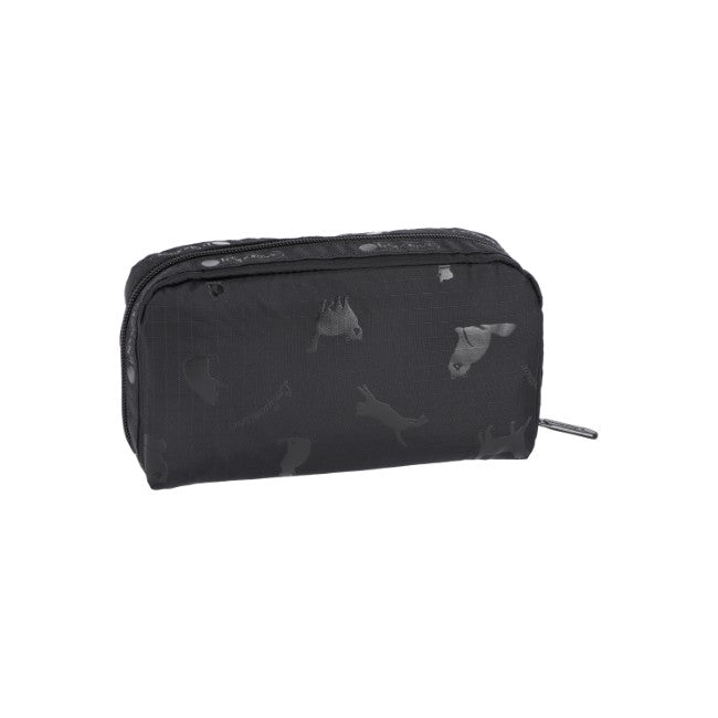 LeSportsac Unisex Rectangular Cosmetic In Black Cats