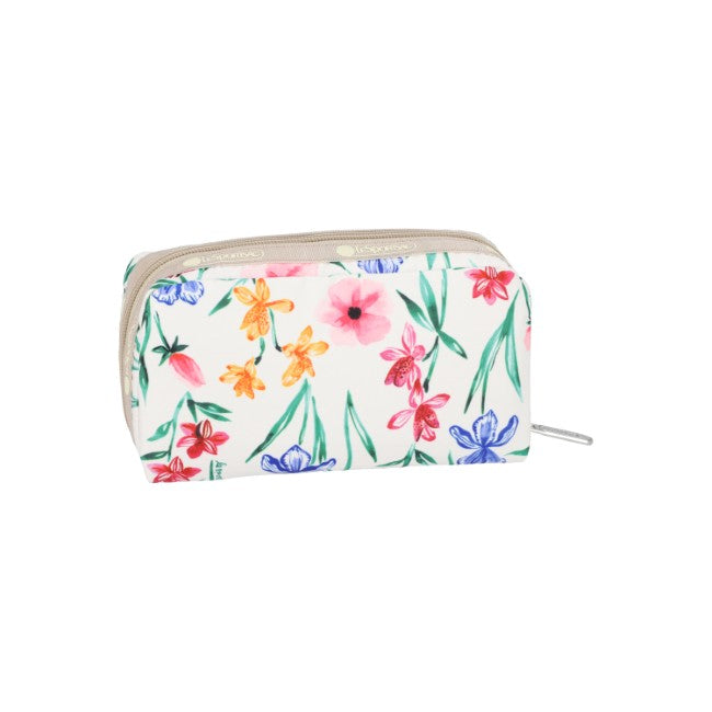 LeSportsac Unisex Pouch Rectangular Cosmetic In Watercolor Botanical