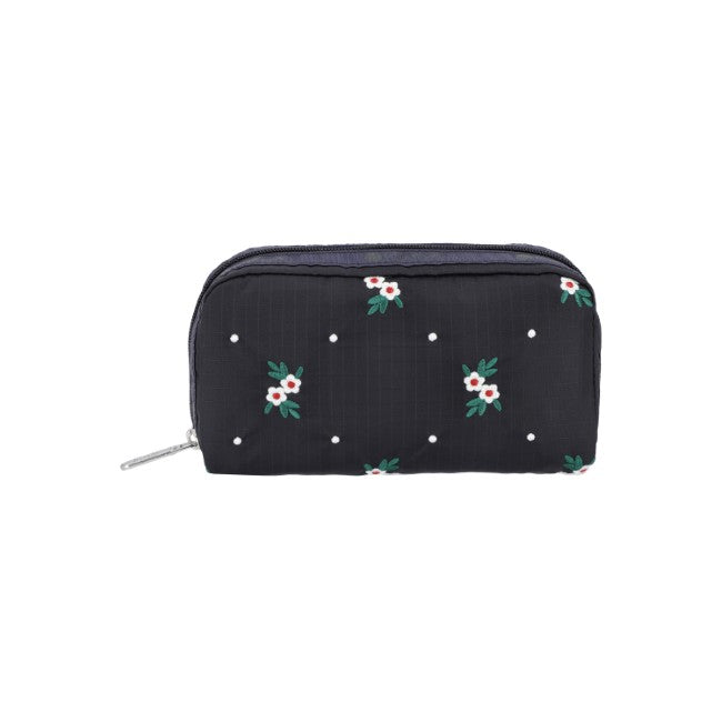 LeSportsac Unisex Pouch Rectangular Cosmetic In Floral Lattice Emb