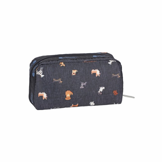 LeSportsac Unisex Pouch Rectangular Cosmetic In Woof Wonderland