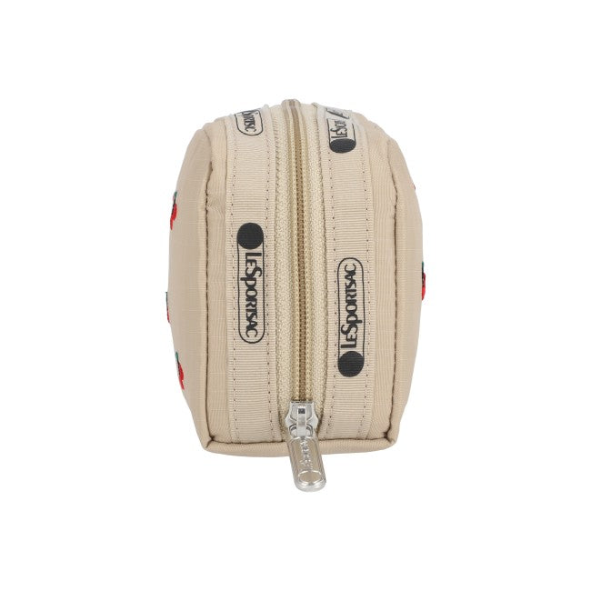 LeSportsac Unisex Pouch Rectangular Cosmetic In Cherry Embroidery