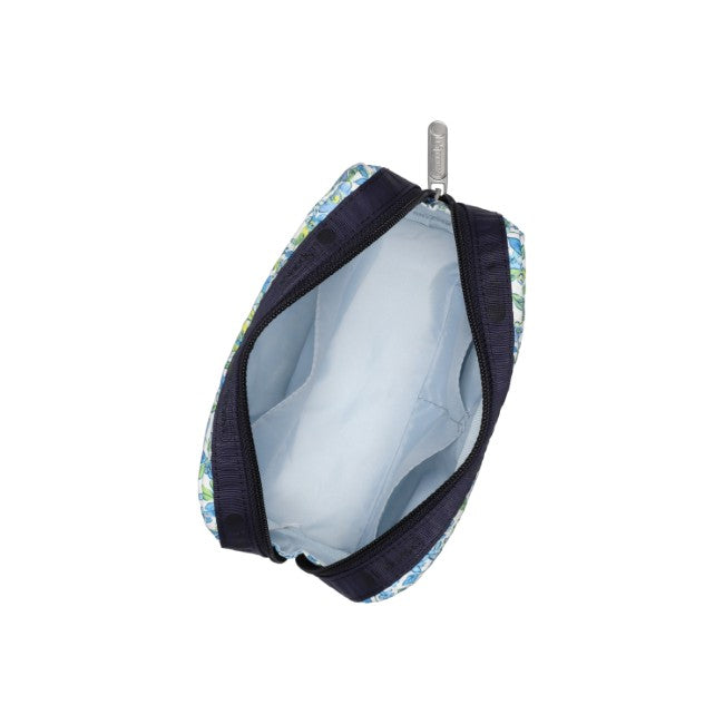 LeSportsac Unisex Pouch Rectangular Cosmetic In Tapestry Flower Blue