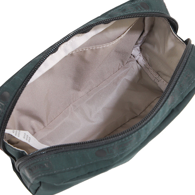 Rectangular Cosmetic In Midnight Green