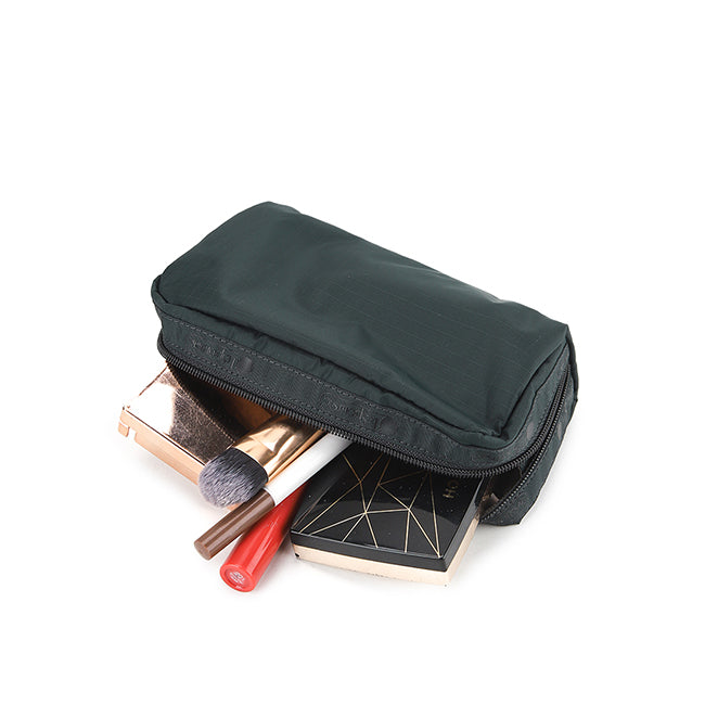 Rectangular Cosmetic In Midnight Green