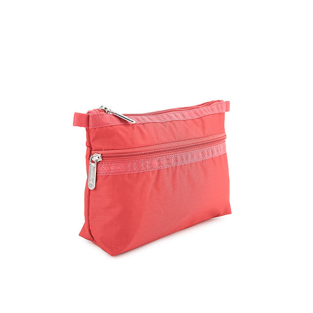 Cosmetic Clutch In Rosey Red