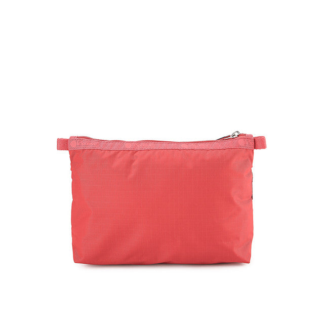 Cosmetic Clutch In Rosey Red