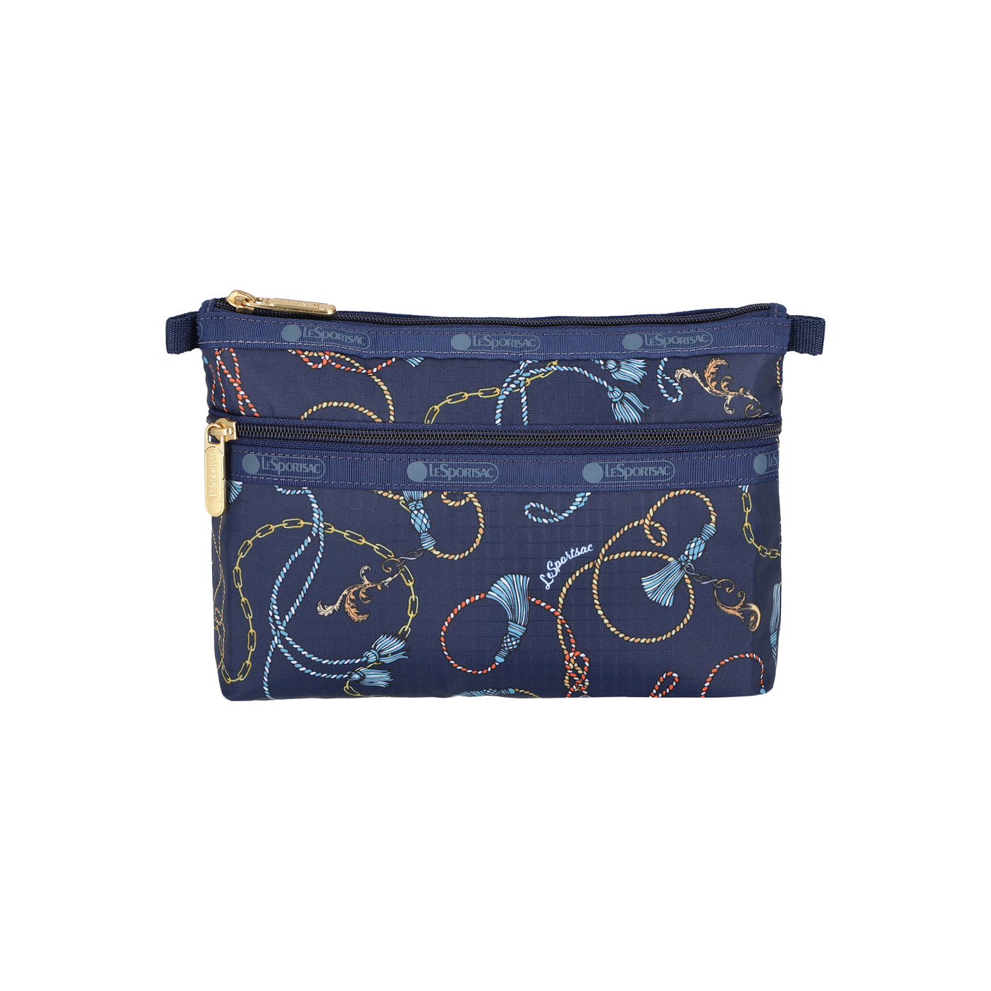 LeSportsac Aksesoris Unisex Cosmetic Clutch In Navy Status Chain