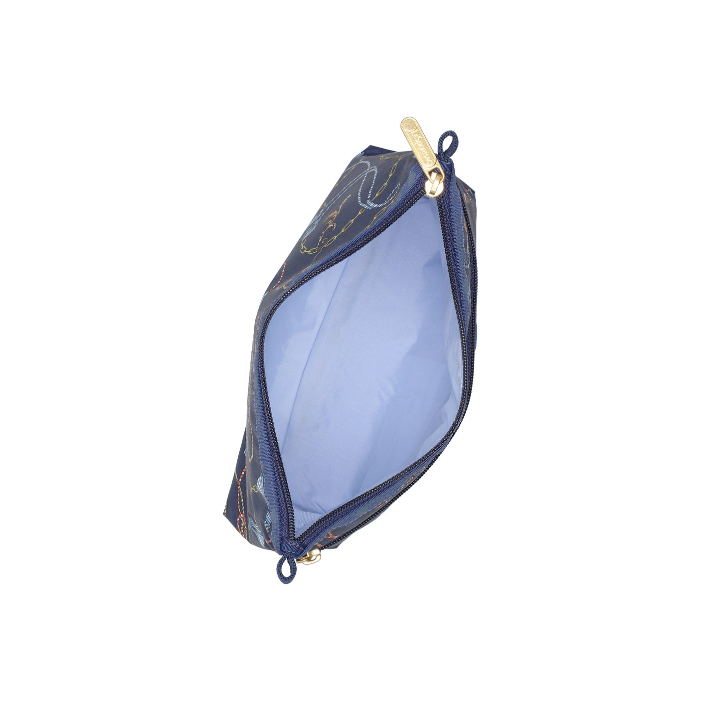 LeSportsac Aksesoris Unisex Cosmetic Clutch In Navy Status Chain