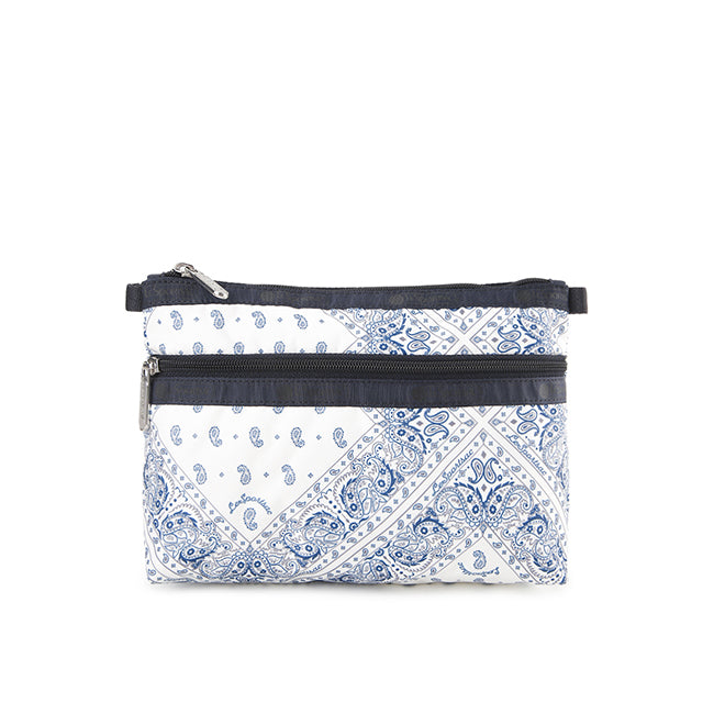Cosmetic Clutch In Bandanna Breeze