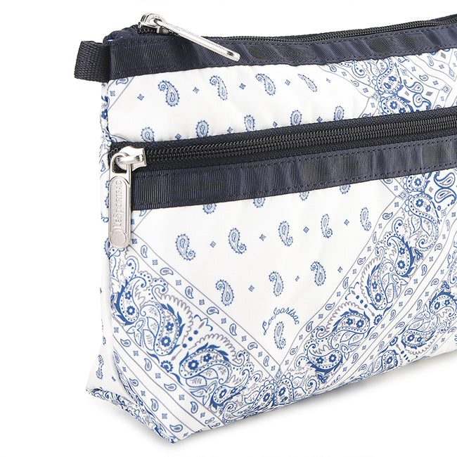 Cosmetic Clutch In Bandanna Breeze