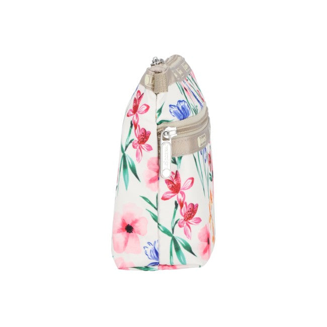 LeSportsac Unisex Pouch Cosmetic Clutch In Watercolor Botanical