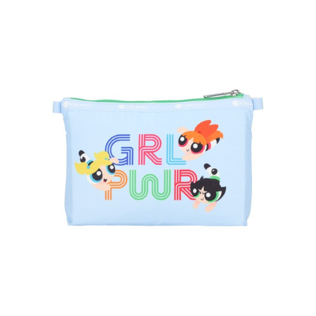 LeSportsac Unisex Pouch Cosmetic Clutch In Ppg Grl Pwr Cosm
