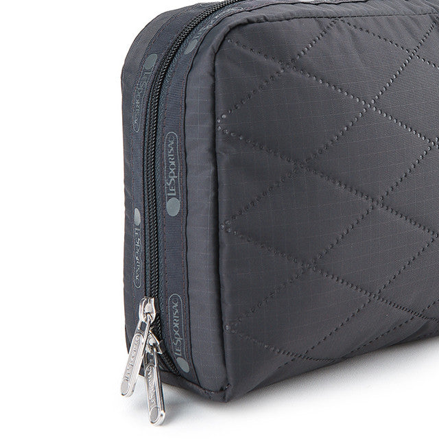 Xl Rectangular Cosmetic In Thunder Cross Deboss