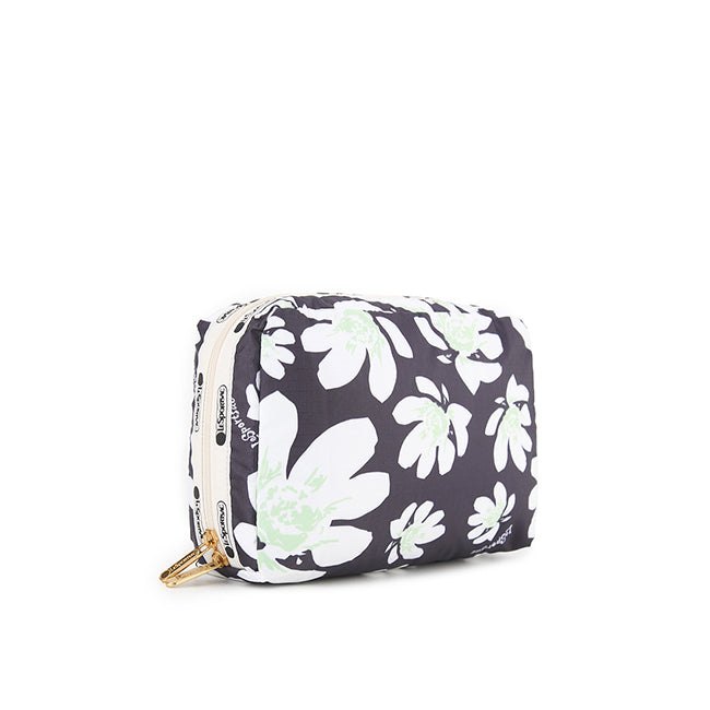 Xl Rectangular Cosmetic In Tropical Garden