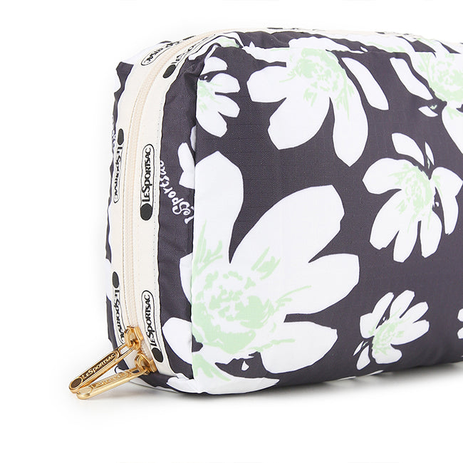 Xl Rectangular Cosmetic In Tropical Garden