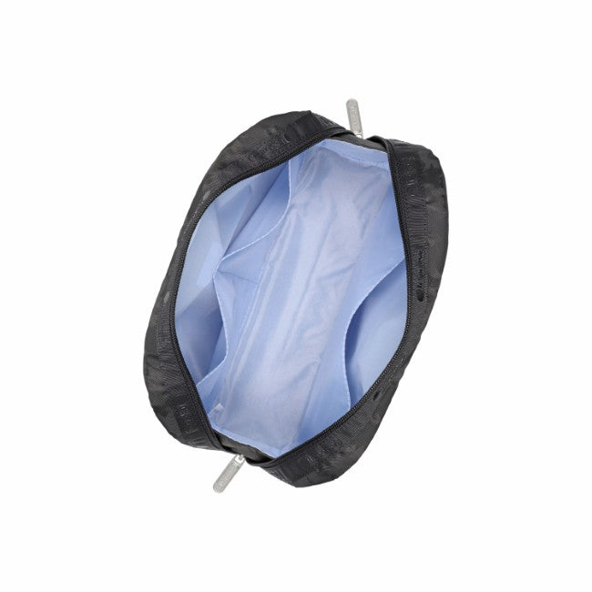 LeSportsac Unisex Xl Rectangular Cosmetic In Black Floral Jacquard